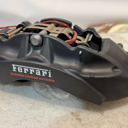 Ferrari 458 Italia / Spider, Portofino Brake Caliper with Brake Pads, Left and Right, OEM, Part Number: 276843, 276844