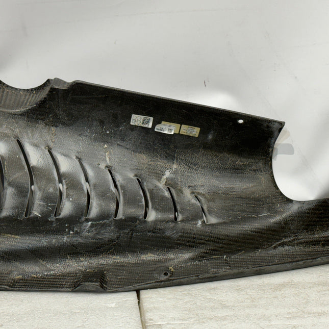 Ferrari 488 Pista Engine Compartment, Right Hand, Carbon Fiber, OEM, Part Number: 782010