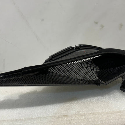 Ferrari F8 Tributo Spider Complete Brake Air Intake, Left Hand, Carbon Fiber, OEM, Part Number: 881787