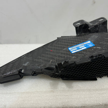 Ferrari F8 Tributo Spider Complete Brake Air Intake, Left Hand, Carbon Fiber, OEM, Part Number: 881787
