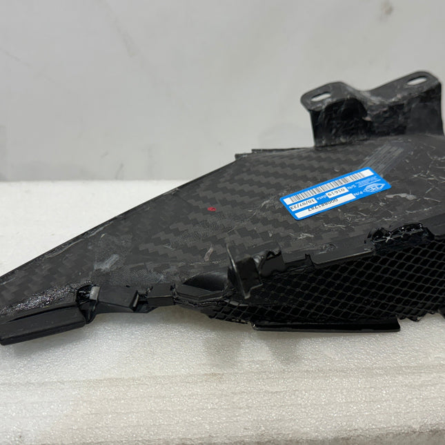Ferrari F8 Tributo Spider Complete Brake Air Intake, Left Hand, Carbon Fiber, OEM, Part Number: 881787