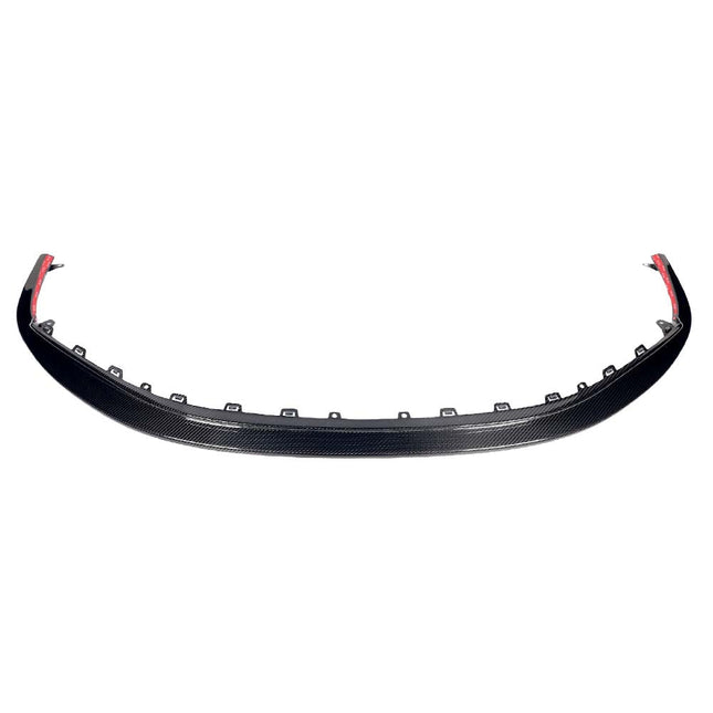Porsche 911 992.1 Carrera CT Carbon dry carbon fibre splitter V2 front view