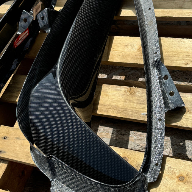 Ferrari SF90 Stradale Carbon Fiber Air Intake Cover, Left and Right, OEM, Part Number: 871819, 871822