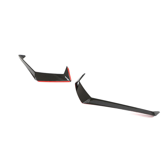 Lamborghini Huracan LP-610 carbon fibre front bumper trim, CT Design, front view