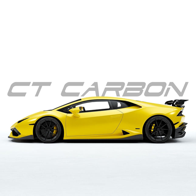 LAMBORGHINI HURACAN LP-610 CARBON FIBRE SIDE SKIRTS - CT DESIGN (CT5015)