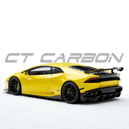 LAMBORGHINI HURACAN LP-610 CARBON FIBRE SIDE SKIRTS - CT DESIGN (CT5015)