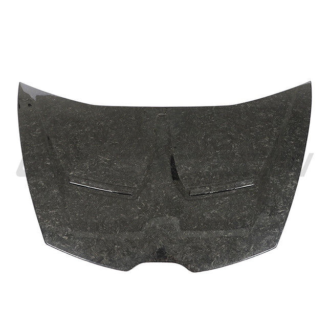 Lamborghini Huracan carbon fibre hood angle view