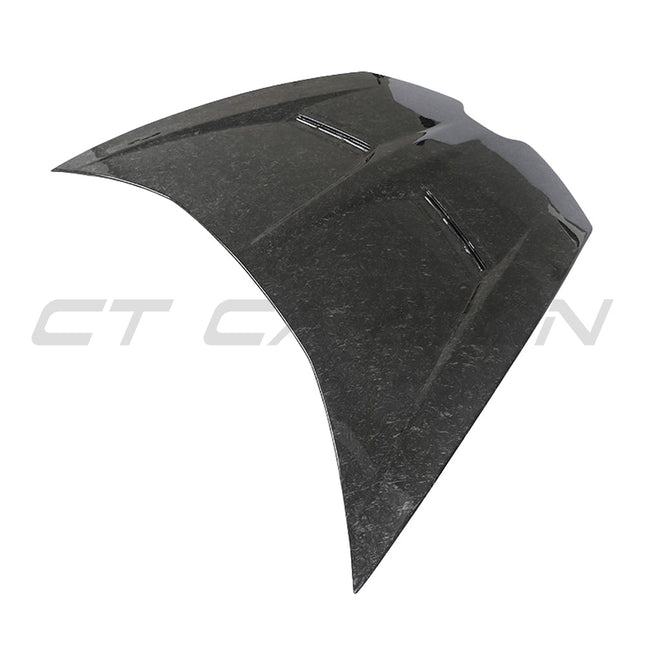 Lamborghini Huracan carbon fibre hood close up finish