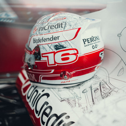 Ferrari Charles Leclerc Austin 2026 Special Edition Helmet, 1:1 Scale (LO0R3059EXT0001f170), image 3