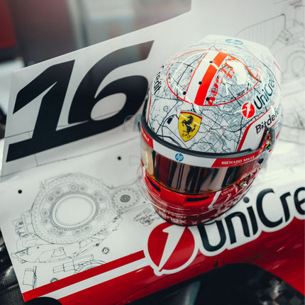 Ferrari Charles Leclerc Austin 2026 Special Edition Helmet, 1:1 Scale (LO0R3059EXT0001f170), image 5