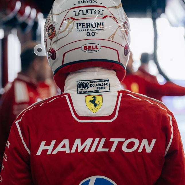 Ferrari Lewis Hamilton Japanese GP 2026 Special Edition Helmet, 1:1 Scale (LS0OT3062EXT0001f170), image 3