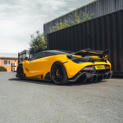 McLaren 720S Carbon Fibre Side Skirts CT Design angle 3