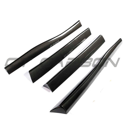 CT Carbon McLaren Artura side skirt fitted rear angle