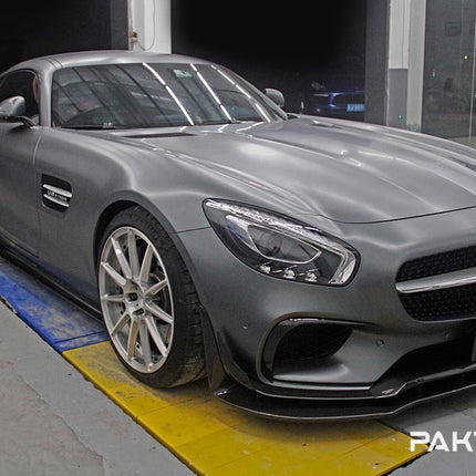 Paktechz Carbon Fiber Front Lip Ver.1 for Mercedes-AMG GT / GT S C190 2015-2017, image 20