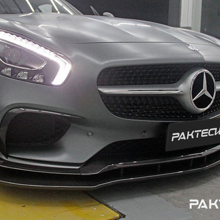 Paktechz Carbon Fiber Front Lip Ver.1 for Mercedes-AMG GT / GT S C190 2015-2017, image 21