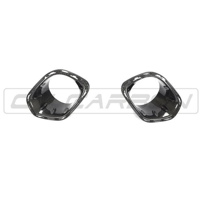 MINI Cooper S JCW F56 Carbon Fibre Fog Light Covers - CT Carbon CT523
