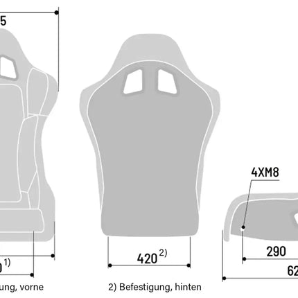 Sparco Grid-Q Sky Racing Seat 000002226, view 2
