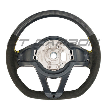 McLaren 720S Carbon Fibre Alcantara Custom Steering Wheel detail