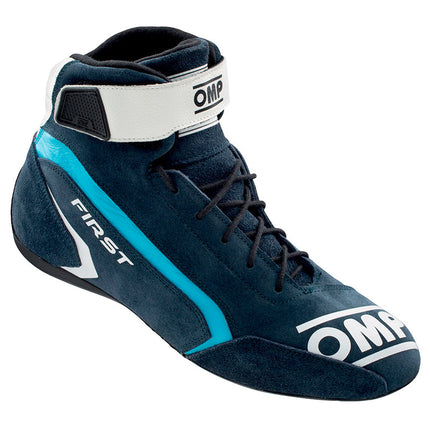 OMP First Racing Shoes Blue/Cyan