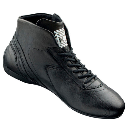 OMP Vintage Carrera racing shoes black detail