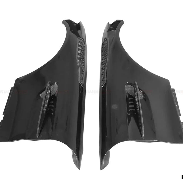 DarwinPro BK Style Partial Carbon Fiber Front Fenders for Mercedes-AMG GT / GT S / GT C / GT R 2015-2021, image 1