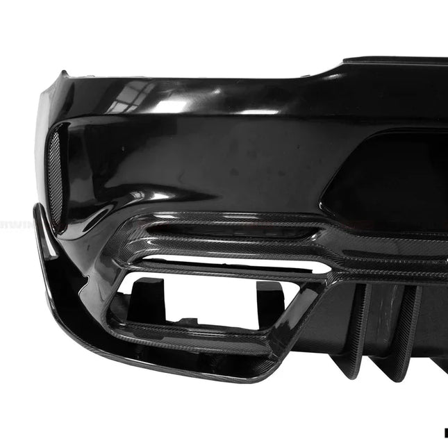 DarwinPro IMPII Performance Partial Carbon Fiber Rear Bumper for Mercedes-AMG GT / GT S / GT C 2015-2021, image 6
