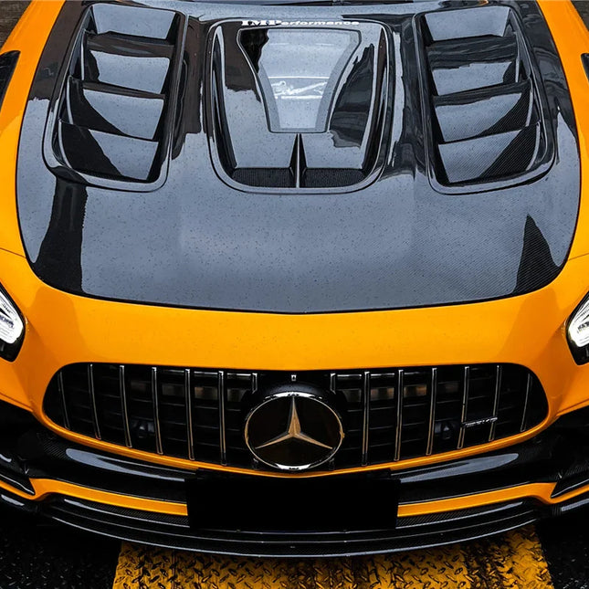 DarwinPro IMPII Performance Carbon Fiber Hood for Mercedes-AMG GT / GT S / GT C / GT R 2015-2021, image 7