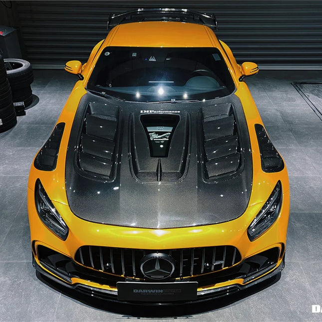 DarwinPro IMPII Performance Carbon Fiber Hood for Mercedes-AMG GT / GT S / GT C / GT R 2015-2021, image 9