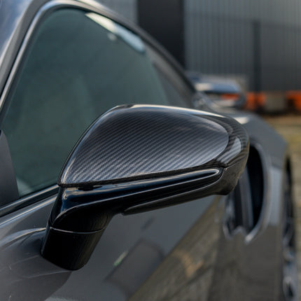 Porsche 911 992 Turbo S Carbon Fibre Mirrors RHD CT5258