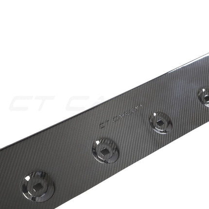 Porsche 911 992 Turbo S Carbon Fibre Side Skirts CT Design detail