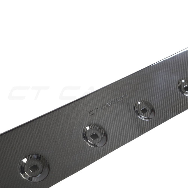 Porsche 911 992 Turbo S Carbon Fibre Side Skirts CT Design detail