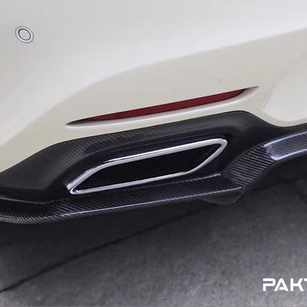 Paktechz Carbon Fiber Rear Diffuser Ver.2 for Mercedes-AMG GT / GT S C190 2015-2017, image 6