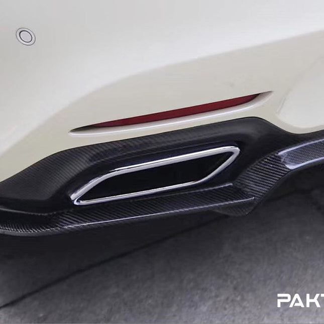 Paktechz Carbon Fiber Rear Diffuser Ver.2 for Mercedes-AMG GT / GT S C190 2015-2017, image 6