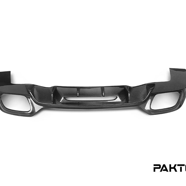 Paktechz Carbon Fiber Rear Diffuser Ver.2 for Mercedes-AMG GT / GT S C190 2015-2017, image 7