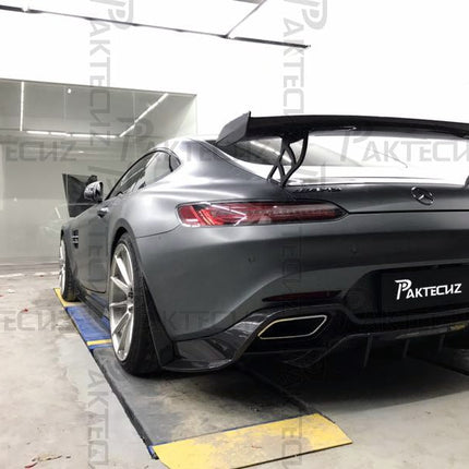 Paktechz Carbon Fiber Rear Diffuser Ver.1 for Mercedes-AMG GT / GT S C190 2015-2021, image 12