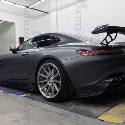 Paktechz Carbon Fiber Rear Spoiler Wing Ver.1 for Mercedes-AMG GT / GT S / GT C C190, image 17