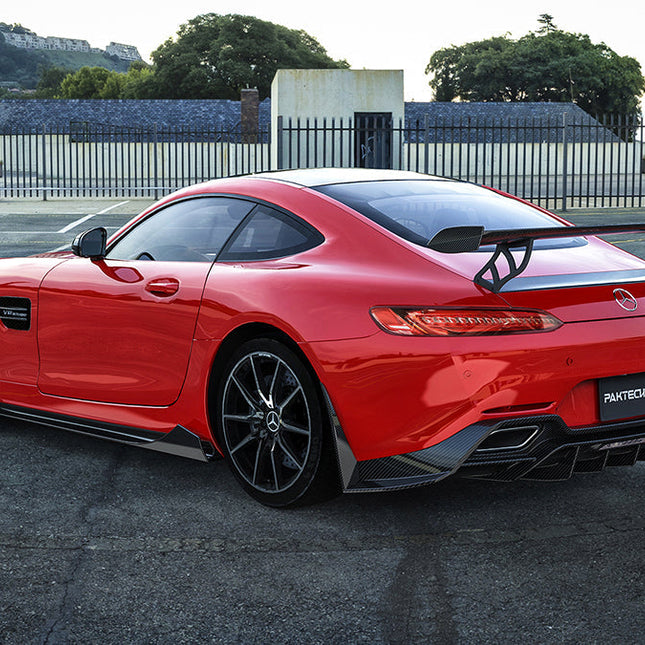 Paktechz Carbon Fiber Side Skirts Ver.1 for Mercedes-AMG GT / GT S C190 2015-2021, image 2