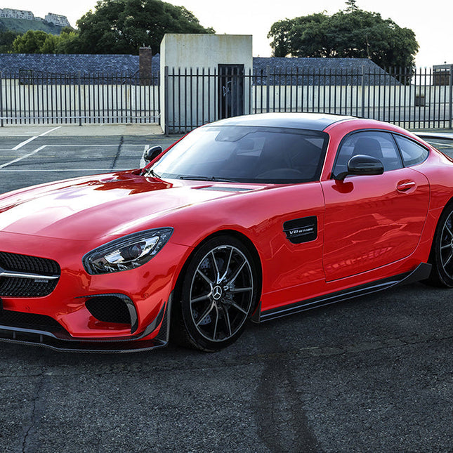 Paktechz Carbon Fiber Side Skirts Ver.1 for Mercedes-AMG GT / GT S C190 2015-2021, image 3