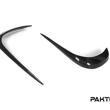 Paktechz Carbon Fiber Upper Valences Ver.1 for Mercedes-AMG GT / GT S C190 2015-2017, image 6