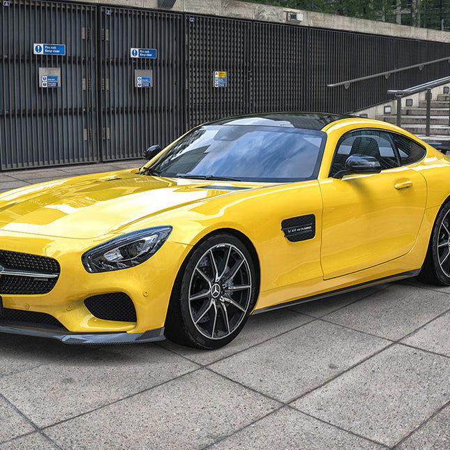 Paktechz Carbon Fiber Front Lip Ver.2 for Mercedes-AMG GT / GT S C190 2015-2017, image 5
