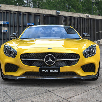 Paktechz Carbon Fiber Front Lip Ver.2 for Mercedes-AMG GT / GT S C190 2015-2017, image 4