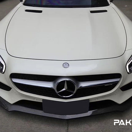 Paktechz Carbon Fiber Front Lip Ver.2 for Mercedes-AMG GT / GT S C190 2015-2017, image 6