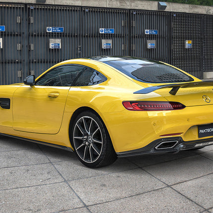 Paktechz Carbon Fiber Rear Spoiler Wing Ver.2 for Mercedes-AMG GT / GT S / GT C C190 2015-2021, image 6