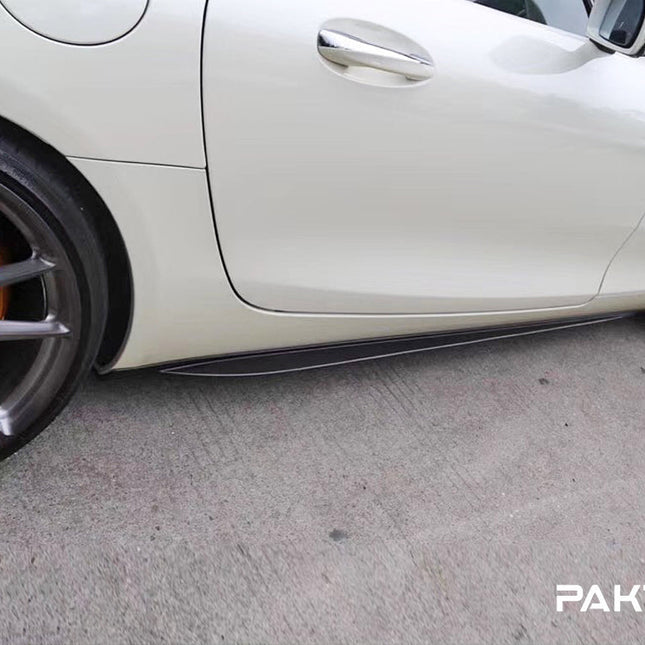 Paktechz Carbon Fiber Side Skirts Ver.2 for Mercedes-AMG GT / GT S C190 2015-2019, image 5