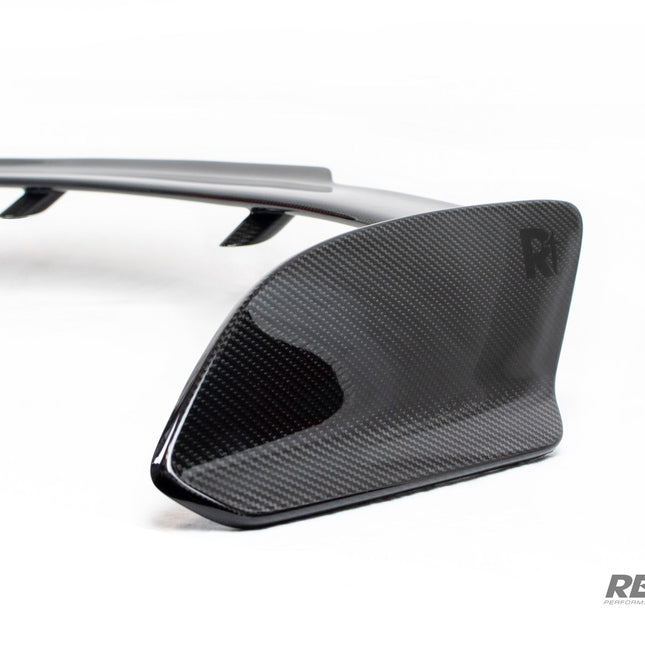 RENNtech Carbon Fiber Rear Wing Lip with End Plates for Mercedes-AMG GT R C190, image 4