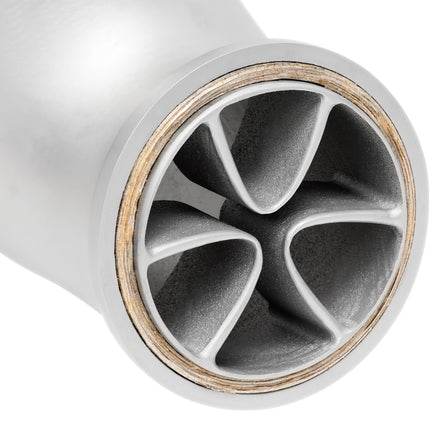 SOUL Performance sport cat downpipe 3D printed inlet detail