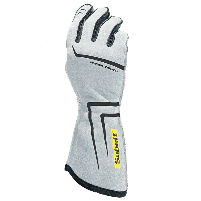Sabelt Hyper Touch TG-12 Racing Gloves, White, front