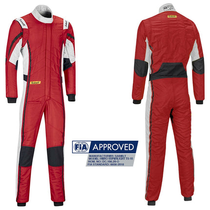 Sabelt Hero Superlight TS-10 Red FIA label