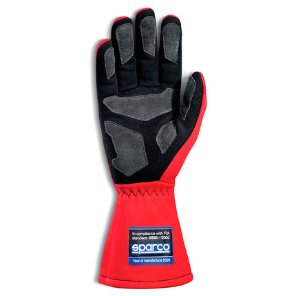 Sparco Land Martini Racing Gloves, Red, view 2
