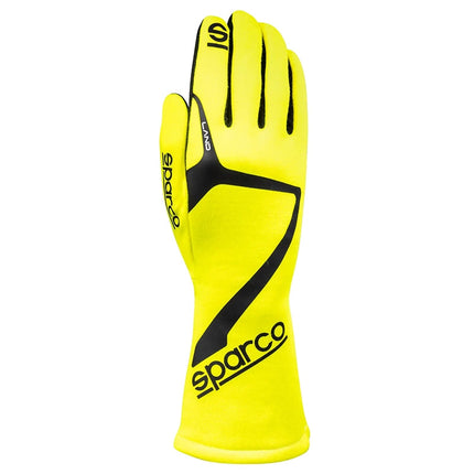 Sparco Land Racing Gloves, Yellow